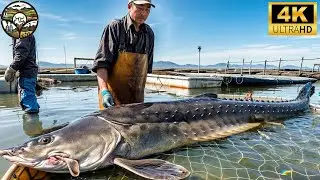 Sturgeon farming, How the Chinese make billions $ from breeding and harvesting Sturgeon #1