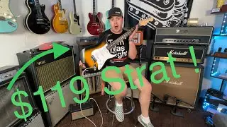 I Bought the Cheapest Stratocaster & Modded it - Squier Debut Series 2024