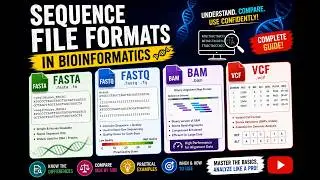 Sequence File Formats in Bioinformatics | FASTA | FASTAQ | BAM | VCF