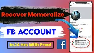 How To Recover Remembering Facebook Account 💯| Recover Memorialized Facebook Account 2024