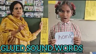 GLUED sound words.onk,ink,ank,unk,ong,ang,ung,ing.Mpps Pedamandava. Mudigonda. 