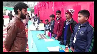 Earth 3D Model   Science Exhibition Al Qasim Public School Zamania