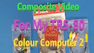 Adding Composite Video To My CoCo 2 With The Universal Video Driver