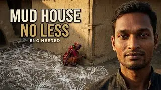 The structure of my mud house is no less than that of an engineer.