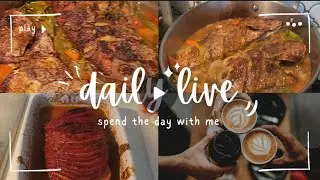What to cook for  Sunday Dinner honey glazed ham ,brown stew fish  fried chicken and rice & peas