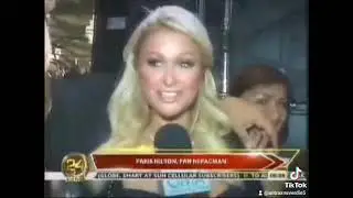 Momento exacto donde el Chino &Aacute;ntrax se toma la famosa foto con la Paris Hilton