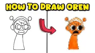 How to Draw Oren from Incredibox Sprunki &ndash; Game Character Masterclass