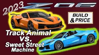 Which 2023 C8 Corvette Z06 Build Do You Like Best? The Track Animal or the Sweet Street Machine?