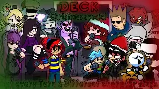 🎶🎄Deck but every Turn a Different charater sings Christmas song Friday Night Funkin Betaciud 🎄🎶