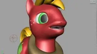 MLP / Maya: Big Macintosh 3D Model Update - More Blend Shapes (Facial Expressions)