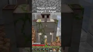 The 5 Stages of Grief #minecraft #gameplay