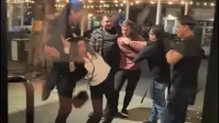 Вирусное видео драки в баре Сан-Франциско | Ширин Афкари арестована после пьяной выходки!