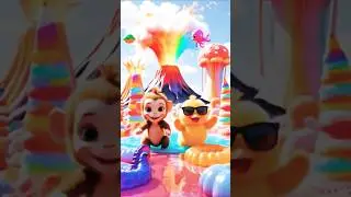 Jiggle Jiggle Dance in Candy Volcano Land! | Monkey & Duck Twist! #PloopoTV #CandyDance #JiggleFun