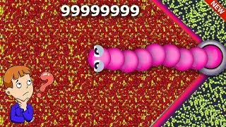 SNAKE IO🐍 PINKY SNAKE FOUND DELICIOUS SNAKE FOOD HERE 🐍 BEST EPIC SNAKE IO GAMEPLAY 🐍#snakeio 