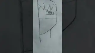 my special drawing of half face mask boy #shorts