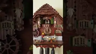 Anton Schneider Kuckucksnest cuckoo clock Edelweiss chime