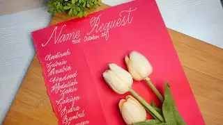 Writing Your Names in Beautiful Calligraphy | Live Brushpen Art Session 