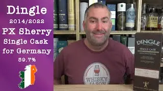 Dingle PX Sherry Single Cask for Germany 2014/2022 with 59.7% Irish Whiskey Review by WhiskyJason