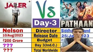 Jailer box office collection day 3 / Jailer Vs Pathan / Rajnikant / Nelson / Sharukh khan