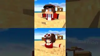 Good deeds of JJ & JJ's Sister 2 - MAIZEN Minecraft Animation #shorts