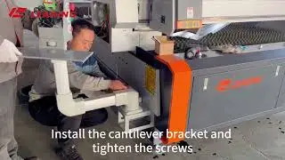 Plate and tube integrated fiber laser cutting machine installation video