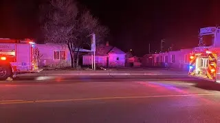 Firefighters respond to structure fire at vacant motel on Colorado Avenue