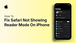 Как исправить ошибку Safari, из-за которой на iPhone не отображается режим чтения