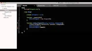 Objektorienteret PHP - indkapsling del 1 (uden tale)