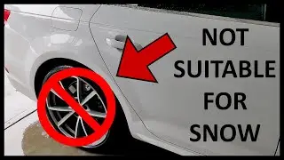 A4 B9 Changing into Snow Tires