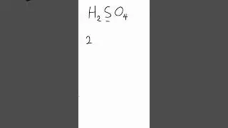 Quick trick in finding oxidation number of sulphur in H2SO4.