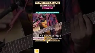 Major and Minor Scale connection in Shape Practice #shorts #guitarlessons #bengali #msacademy