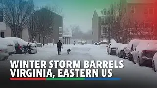Selfie Balita: Winter storm continues to barrel through Virginia, eastern US | ABS-CBN News