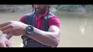 Channel catfish catch in flooded creek!