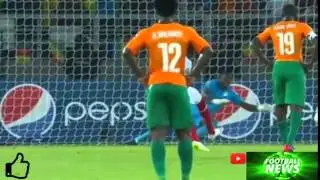 Mbokani Goal - D.R Congo vs Ivory Coast 1-1 (CAF 2015)