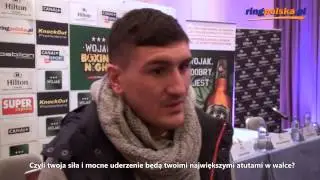 Matty Askin pre-fight interview for WBO Inter-Continental Title against Krzysztof Glowacki
