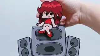 [FNF] Friday Night Funkin Girlfriend Paper Puppet