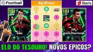 ►LIVE SHORTS UPDATE 5.2.2 CHEGOU! 😱 ELO DO TESOURO + NOVOS &Eacute;PICOS NO eFootball!