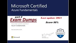 AZ-900 - Real Exam Questions |Update 2021|-Azure  Fundamentals  - Part -2