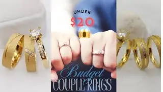 5 Best Three set Couple Rings -Just Under $20!