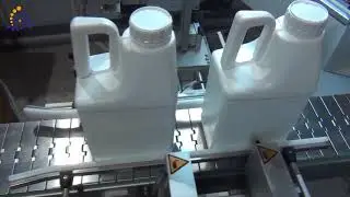 Fully automatic labelling of canisters and cans | bb-automation.com | model KEM