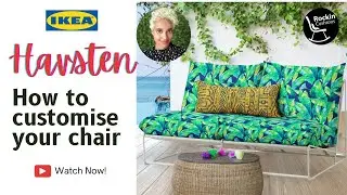 How to Customize Your IKEA Outdoor Havsten Cushions | DIY Slipcover Tutorial