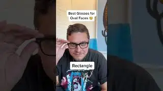 🗣Presenting glasses for oval face shapes! Good news: You can pull off any frame you like 🙂