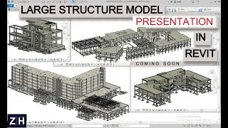LARGE STRUCTURE MODEL PRESENTATION IN REVIT IN HINDI