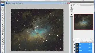 Hubble palette and star reduction