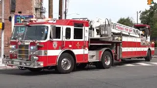 Passaic Fire Department Engine 1, Ladder 1, Engine 4 & Battalion Chief 93 Responding 9/30/22