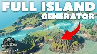 🔲 RANDOM ISLAND GENERATOR In Jurassic World Evolution 3!