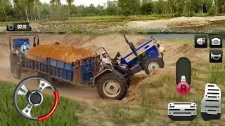 Real Tractor Trolley Simulator Game &ndash; Android GamePlay &ndash; Mk T9 Gaming