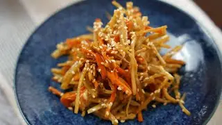 Super Delicious Way to Eat Burdock Roots | Japanese Burdock Root Recipe