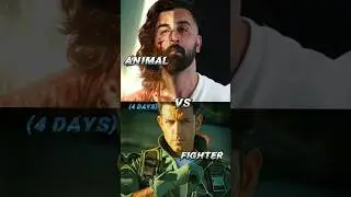 Fighter vs Animal Worldwide BOC Comparison || #fighter #animal #boxofficecollection #hrithikroshan