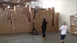Fatell Plays Basketball With Carson Lueders